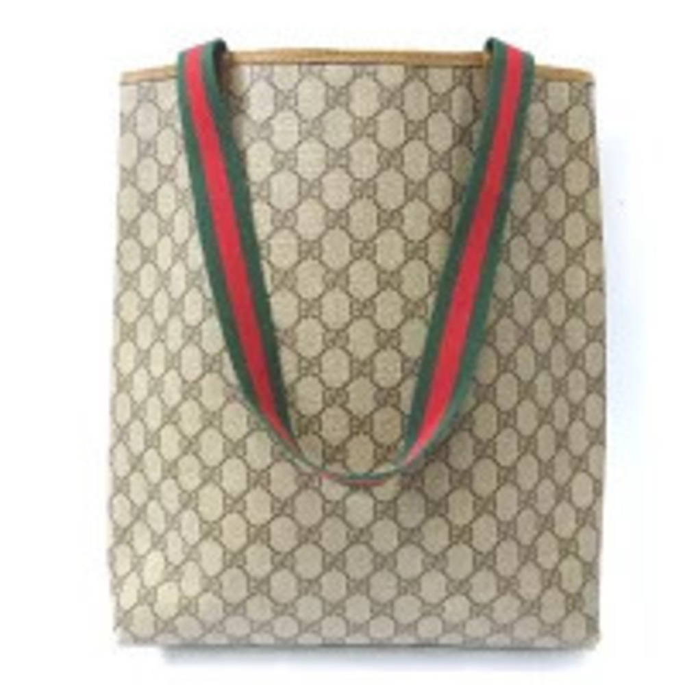 Gucci Web tote monogram Brown bag Supreme GG canvas GG